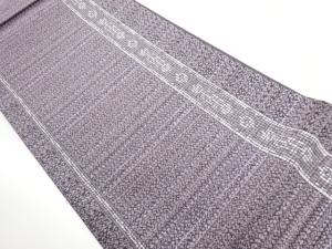 変わり縞に横段模様織出し袋帯